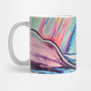 Magical Northern Lights Winter Sky Mug